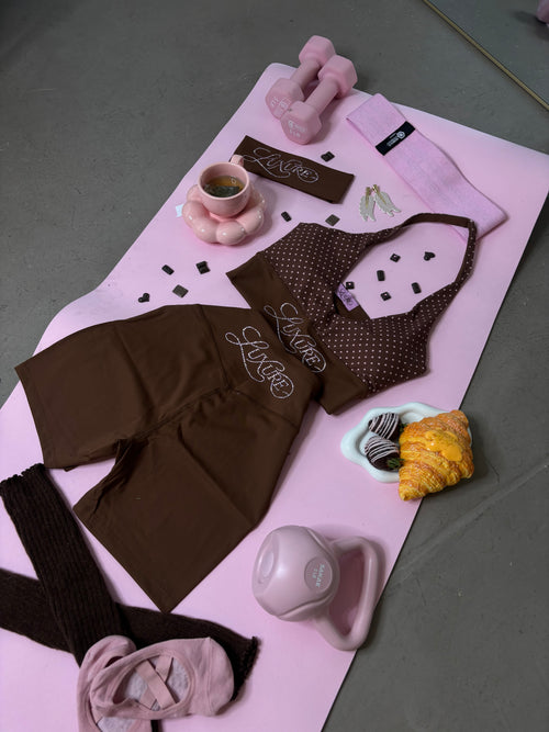 Chocolate Covered Strawberry Biker Shorts